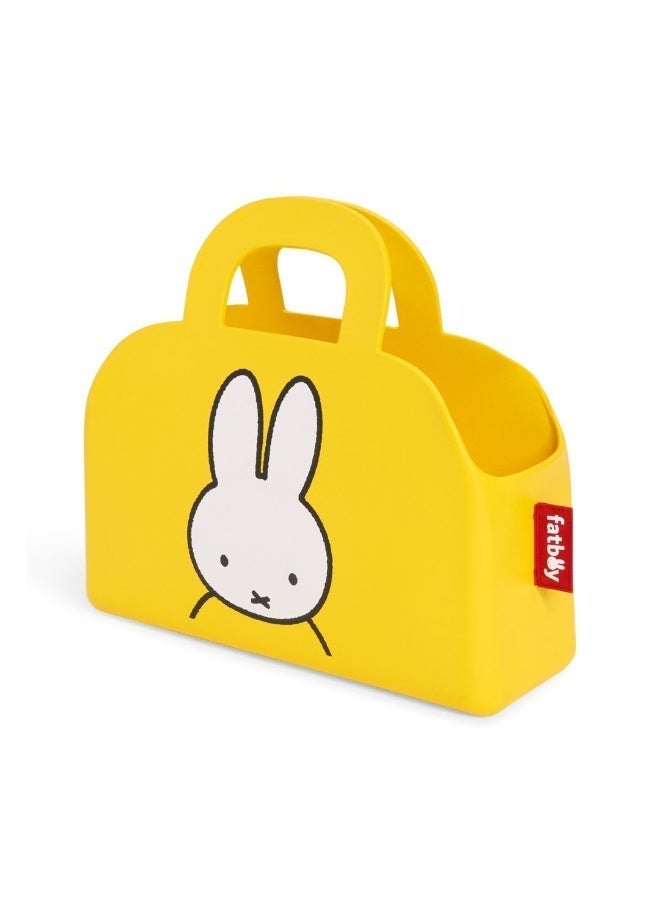 Fatboy Sjopper-Kees Shopper Bag x Miffy | Stands up on its own | Carries up to 10kg | Multifunctional | EVA (Ethylene-vinyl acetate) |Lightweight | Indoor & outdoor use | 52 x 17 x 44 cm - Yellow - Image 2